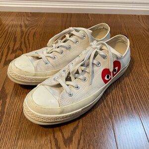 Converse x Comme des Garçons PLAY Chuck 70 Low Top Sneakers
